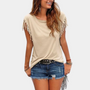 Fransig sommerliches T-Shirt mit lockerem Schnitt - Mila