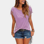 Fransig sommerliches T-Shirt mit lockerem Schnitt - Mila