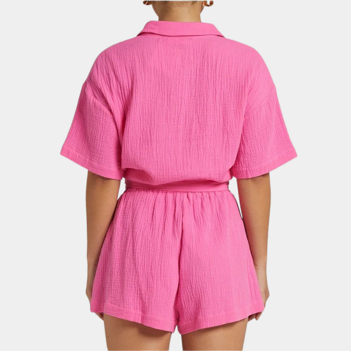 Bequemes zweiteiliges Damen-Sommer-Set – Liora