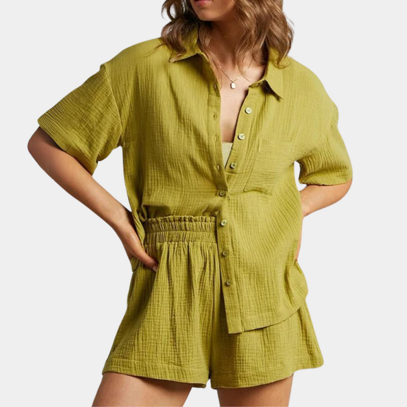 Bequemes zweiteiliges Damen-Sommer-Set – Liora
