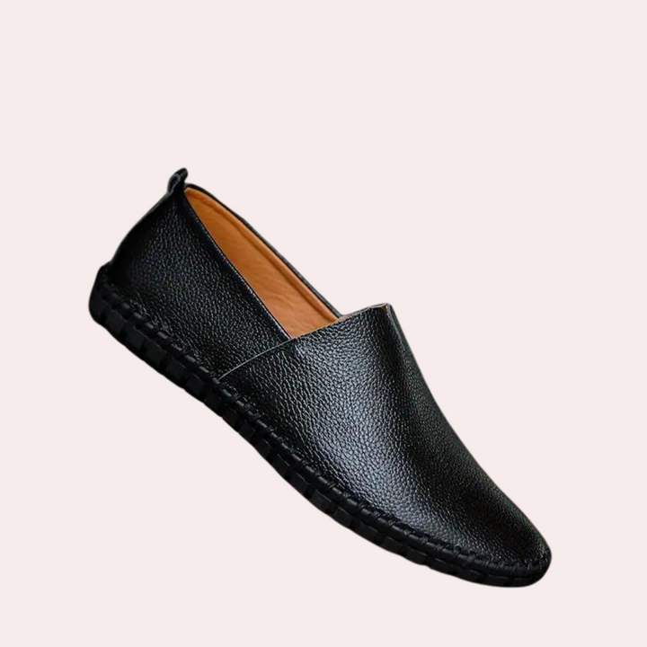 Bequeme Herren-Lederschlupfschuhe - Milan