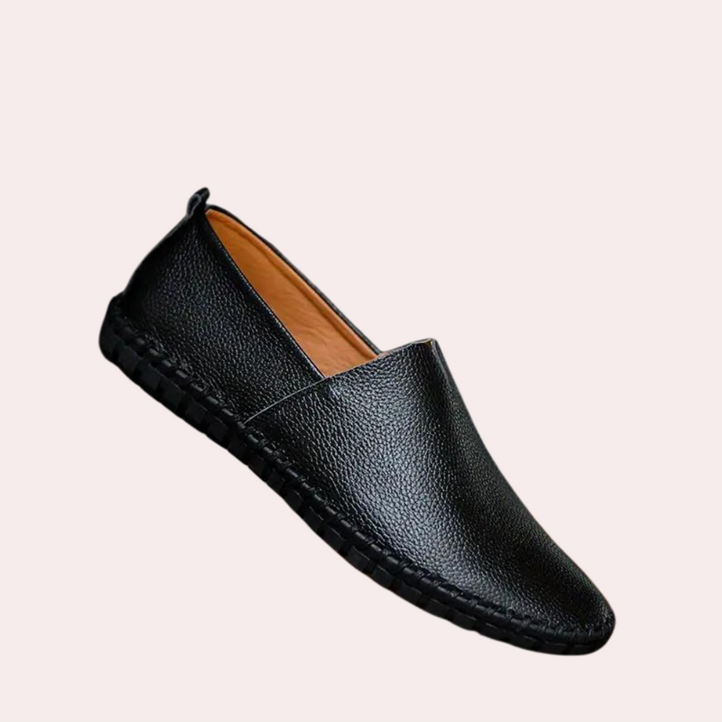 Bequeme Herren-Lederschlupfschuhe - Milan