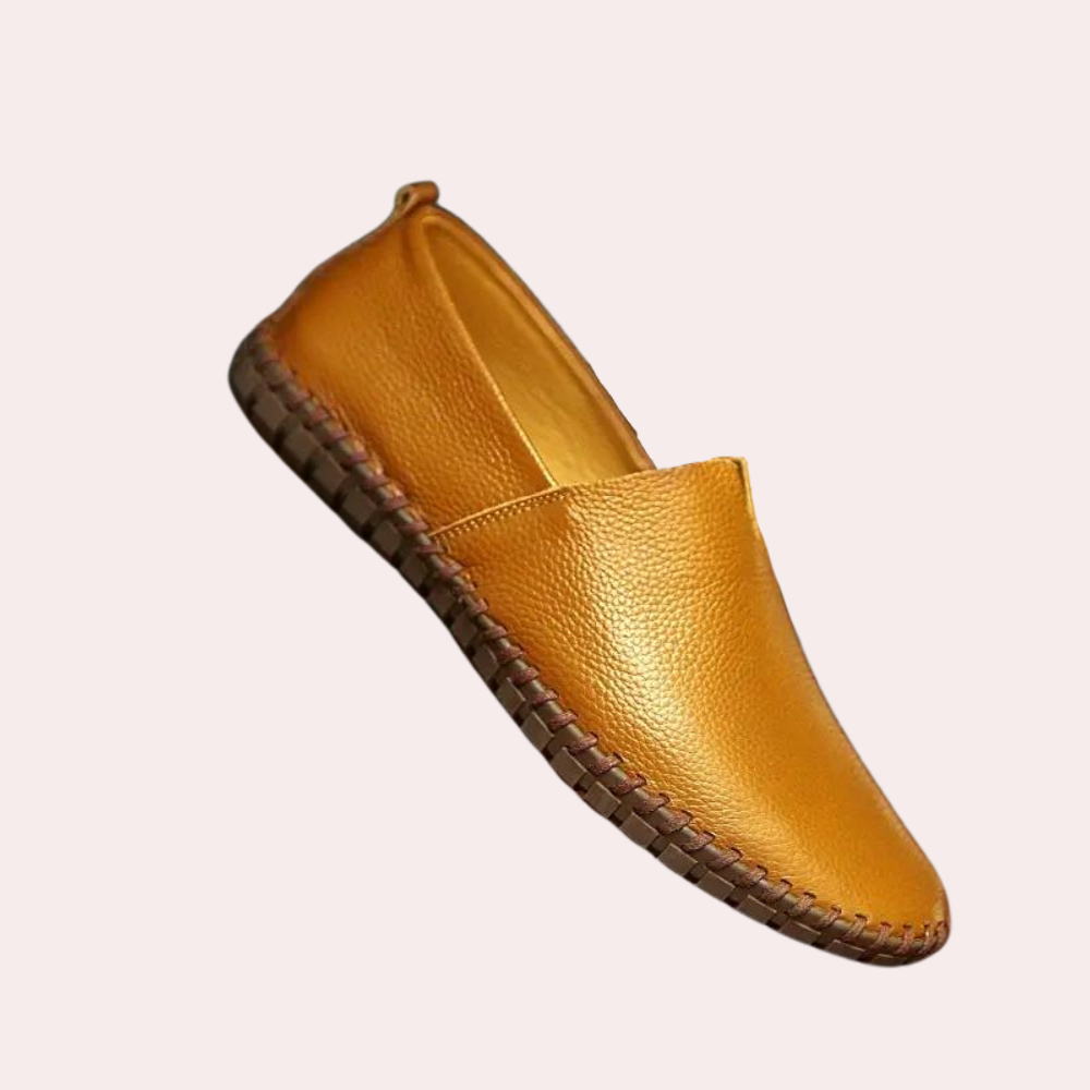 Bequeme Herren-Lederschlupfschuhe - Milan
