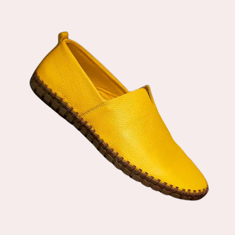 Bequeme Herren-Lederschlupfschuhe - Milan