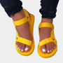 Colorblock-Damensandalen mit Komfortsohle – Chloé