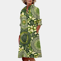 Midikleid mit Print und sommerlicher Passform – Ysolde