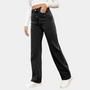 High Waist Baggy Damenjeans – Elara
