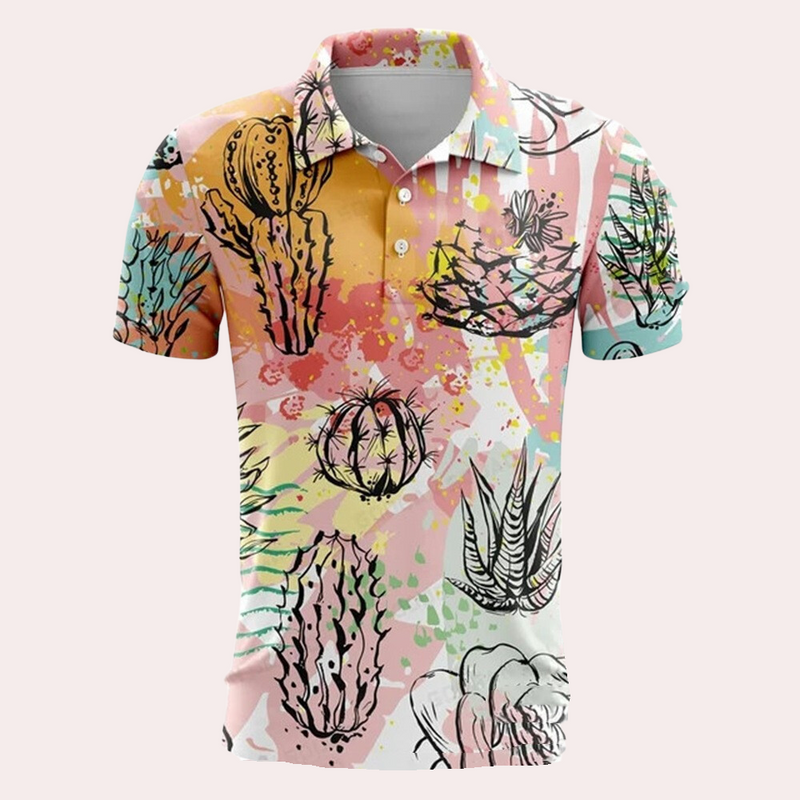Zomers Herenpoloshirt met Comfortabele Pasvorm – Sven