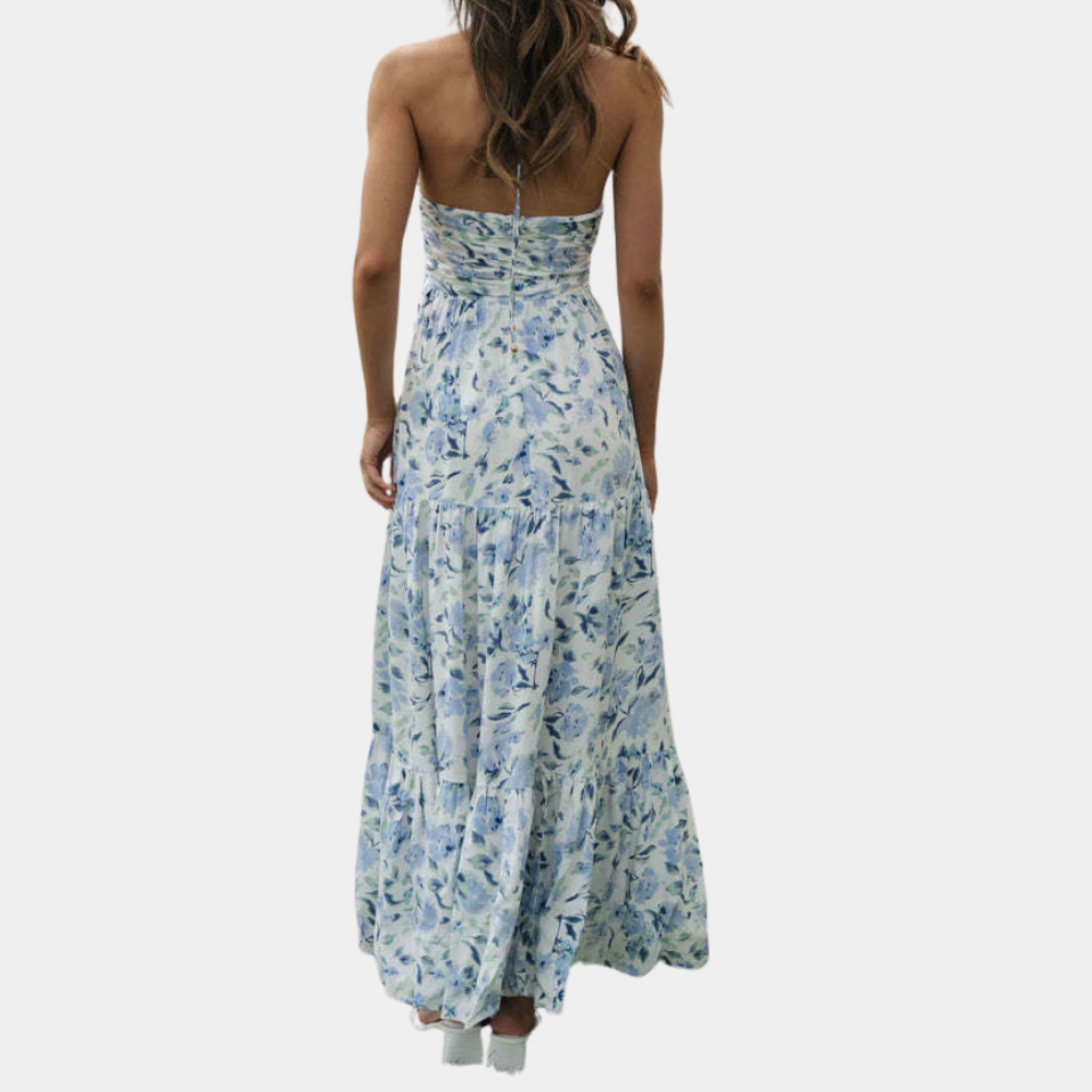 Langes Sommerkleid mit Neckholder – Soraya