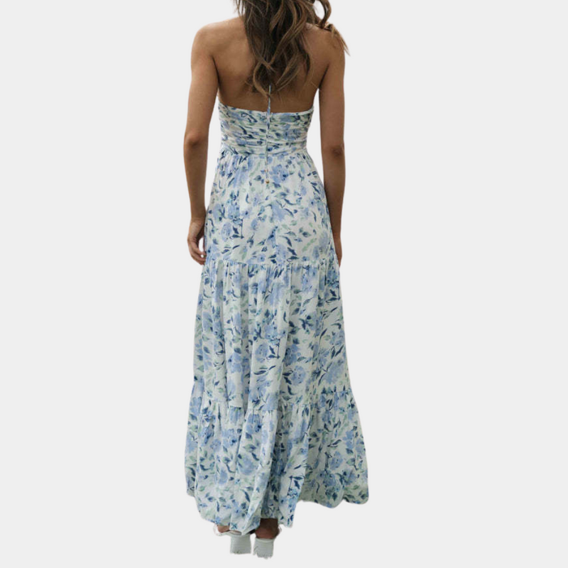 Langes Sommerkleid mit Neckholder – Soraya