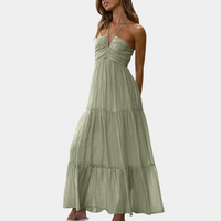 Langes Sommerkleid mit Neckholder – Soraya