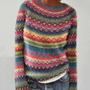Jolie - Bunter Pullover für Damen