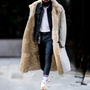 Trendiger langer warmer Wintermantel für Herren - Matteo