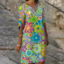 Naomi - Trendiges kurzes Blumenkleid