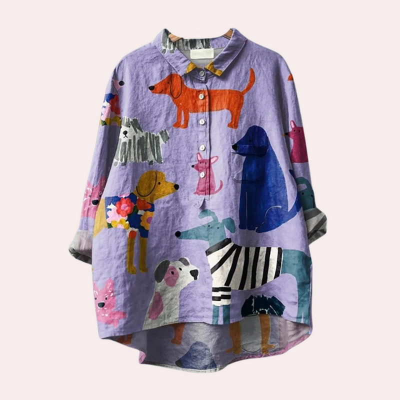 Fröhliches Damen-Shirt - Liv