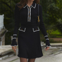 Stilvolles Kleid mit Langen Ärmeln - Lina