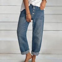 Modische High-Waist-Jeans für Damen - Elvira