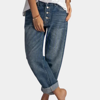 Modische High-Waist-Jeans für Damen - Elvira