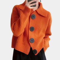 Trendige Orange Damenweste - Romy