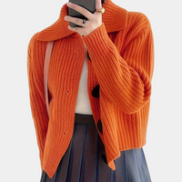 Trendige Orange Damenweste - Romy