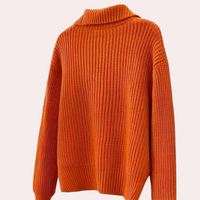 Trendige Orange Damenweste - Romy