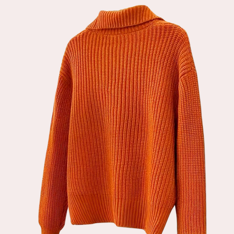 Trendige Orange Damenweste - Romy