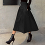 High-Waist-Rock mit Schleifendetail - Elina