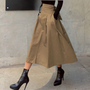 High-Waist-Rock mit Schleifendetail - Elina