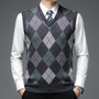 Herren-Spencer mit stilvollem Argyle-Muster - Felix