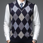 Herren-Spencer mit stilvollem Argyle-Muster - Felix