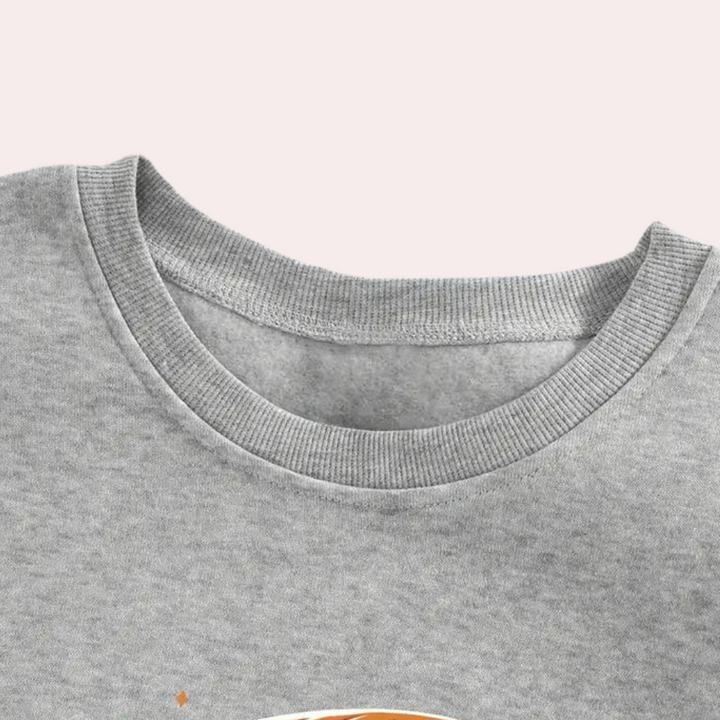 Dames Halloween Sweatshirt met Spookprint – Liora