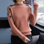Stilvoller Damenpullover mit Blumenmuster - Isabeau