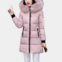 Warme Damen-Steppjacke mit Kapuze - Livia