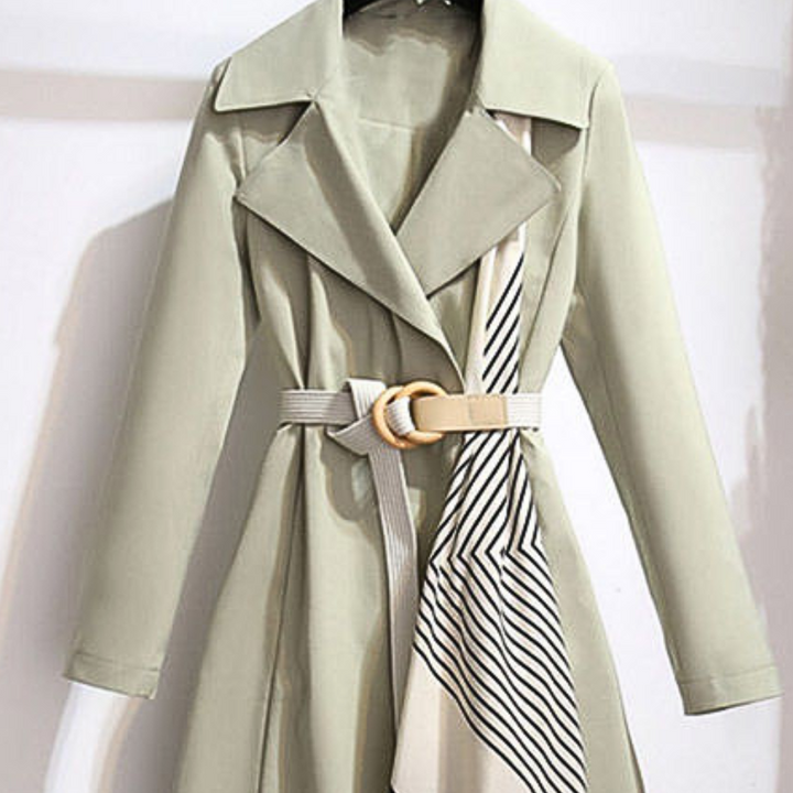 Stilvoller Damen-Trenchcoat mit Gürtel - Noa