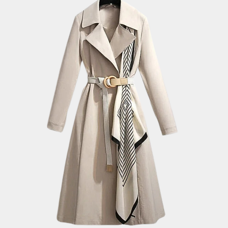 Stilvoller Damen-Trenchcoat mit Gürtel - Noa