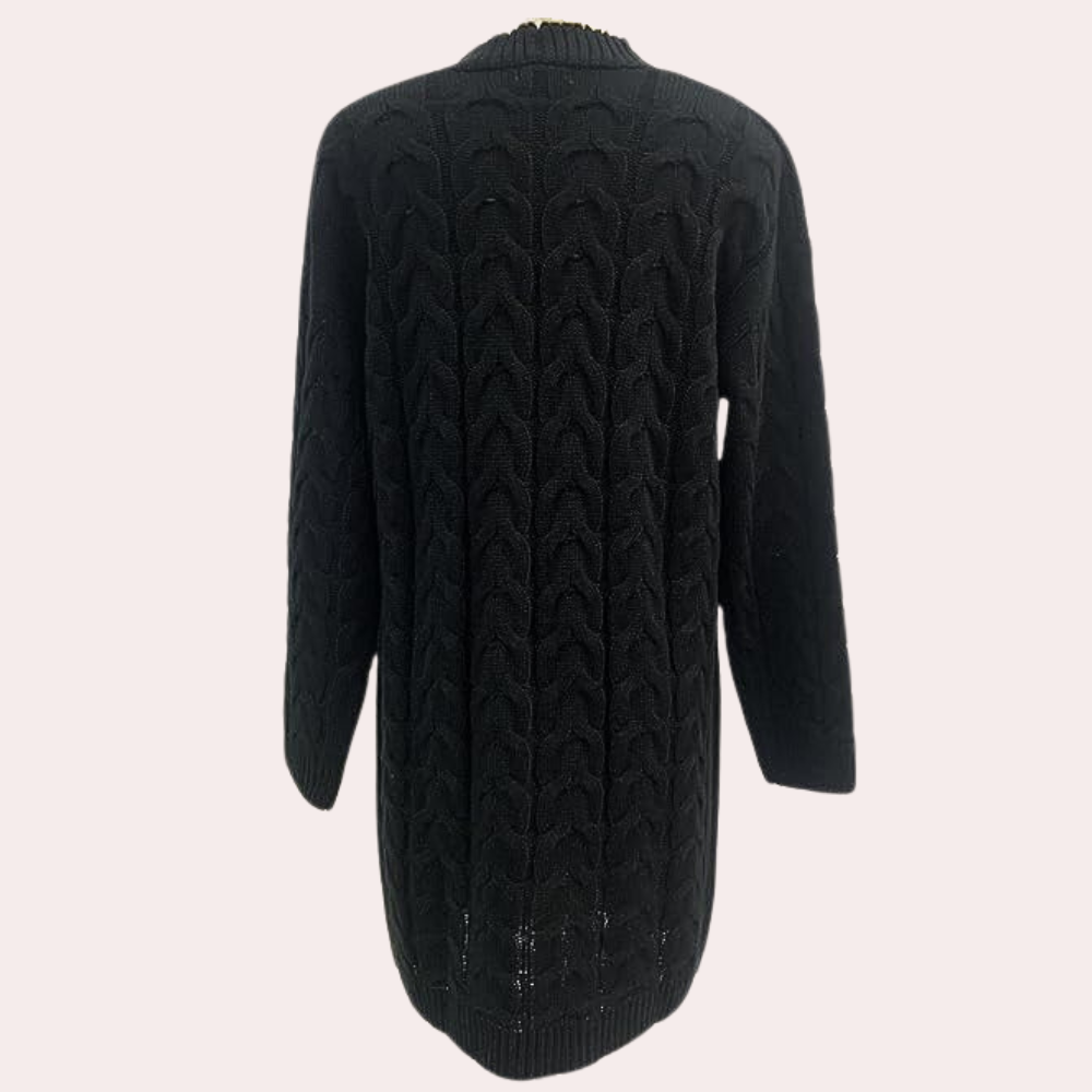 Oversized Lang Gebreid Damesvest - Noémie