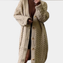 Oversized langer gestrickter Damencardigan - Noémie