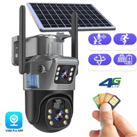 Kabellose 4K Sicherheitskamera mit Solarpanel – DualGuard 4K