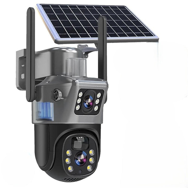 Kabellose 4K Sicherheitskamera mit Solarpanel – DualGuard 4K