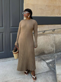 Gracie Gestricktes Maxikleid | Eng & schmeichelhaft