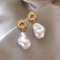 Boho Perlenohrringe in Gold - Mara