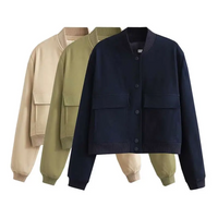 Crystal Cropped Varsity Jacke | Stilvoll & lässig