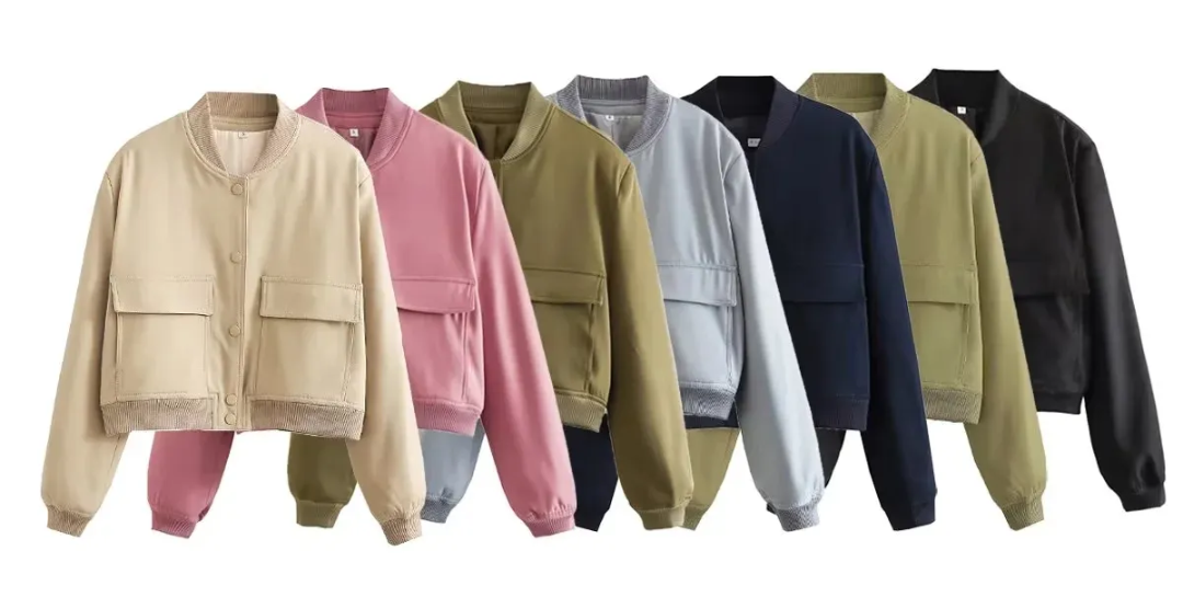Crystal Cropped Varsity Jacke | Stilvoll & lässig