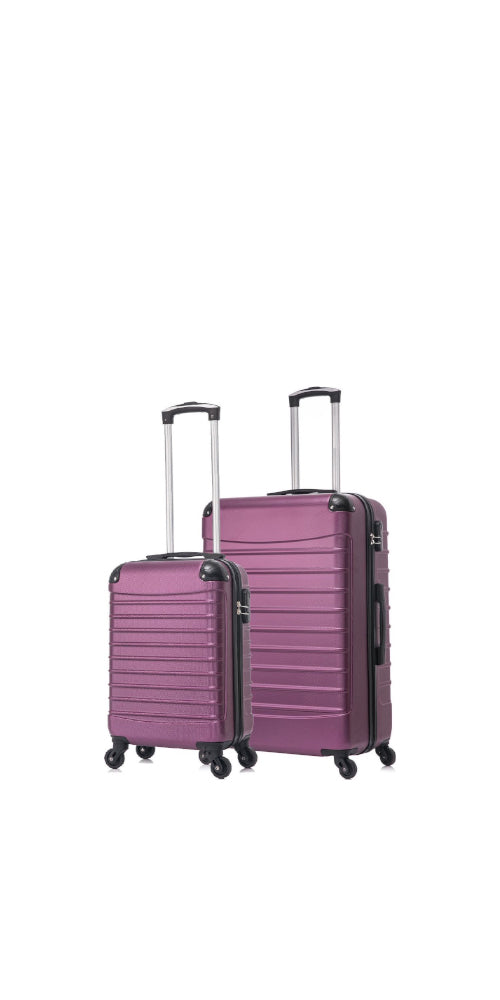 2-Delige Hardshell Kofferset – Bordeaux