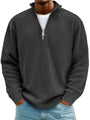Half-Zip Sweater with Relaxed Fit and Durable Knit 4