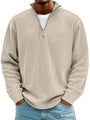 Half-Zip Sweater with Relaxed Fit and Durable Knit 7