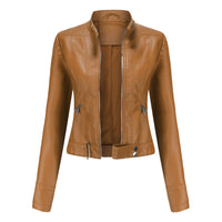 Classic Women's Leather Jacket with Timeless Style 5