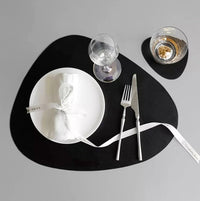 Wasserfeste Leder-Tischsets Set - Tablevo