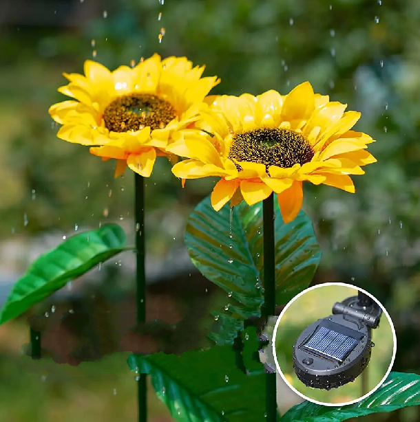 Wasserdichte Solar-Sonnenblumenlampe - SolarBloom