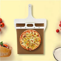Verstelbare pizzaschepper van berkenhout met schuifmechanisme – Fornello